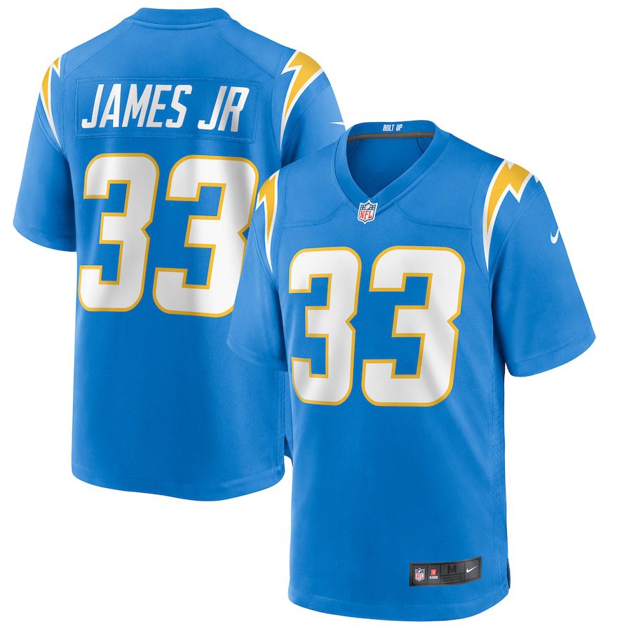 Men Los Angeles Chargers 33 Derwin James Nike Powder Blue Game NFL Jersey